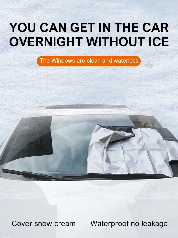 150*70cm Car Exterior Protection Snow Blocked Car Covers Snow Ice Protector Visor Sun Shade Front Windshield Cover Block Shields