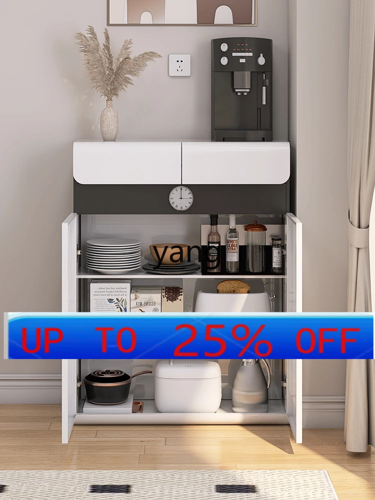 

Lmm Home Kitchen Side Cabinet Premium Sense Locker Integrated Storage Against the Wall