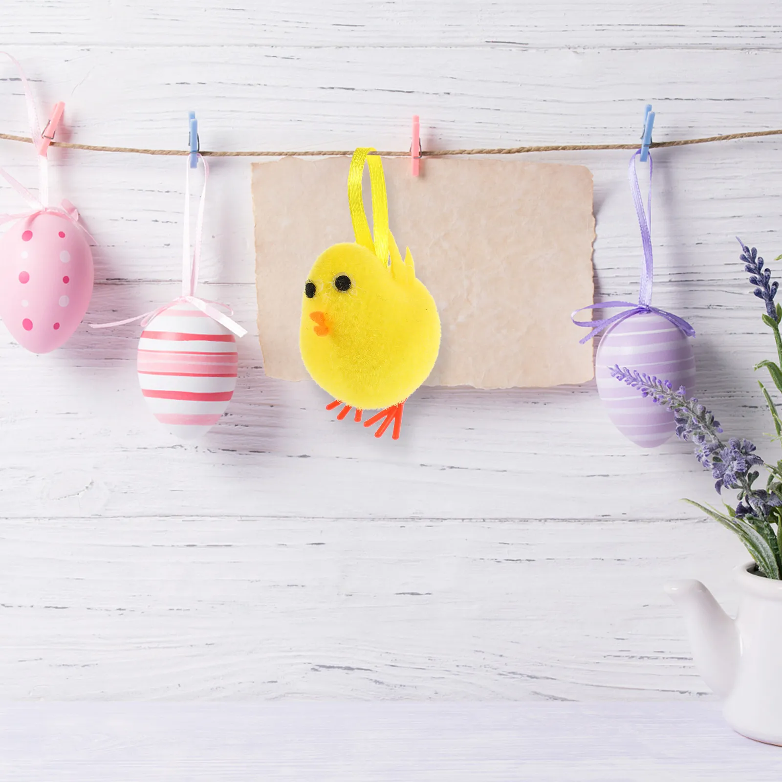 

12 Pcs Chicken Shape Decoration Decorative Ornament Pendant Decorations Birthday Party Favors for Home