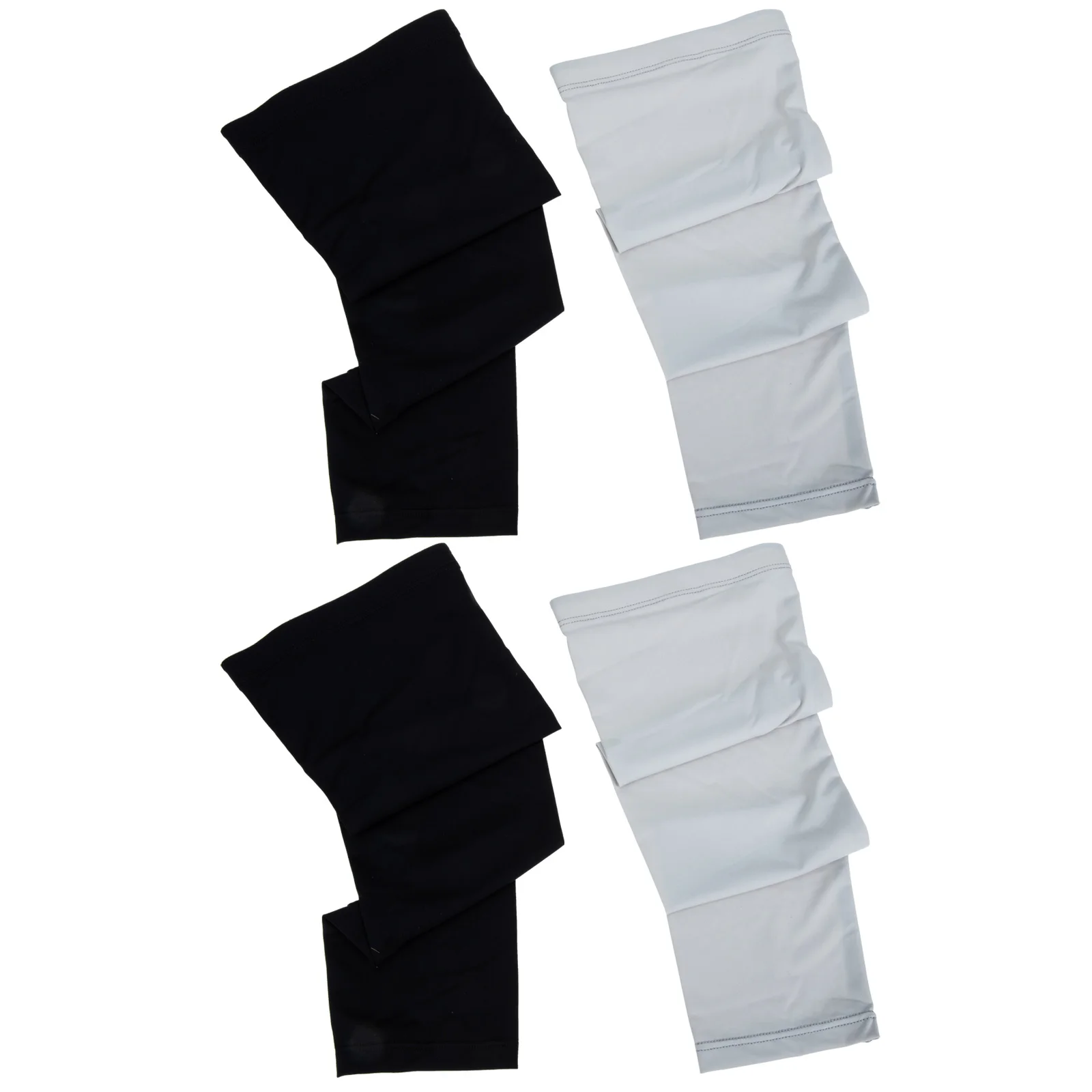 

2Pairs Cooling Breathable Arm Sleeves Uv Protection Sunscreen Outdoor Sports Cycling Running Fishing Comfortable Arm Covers