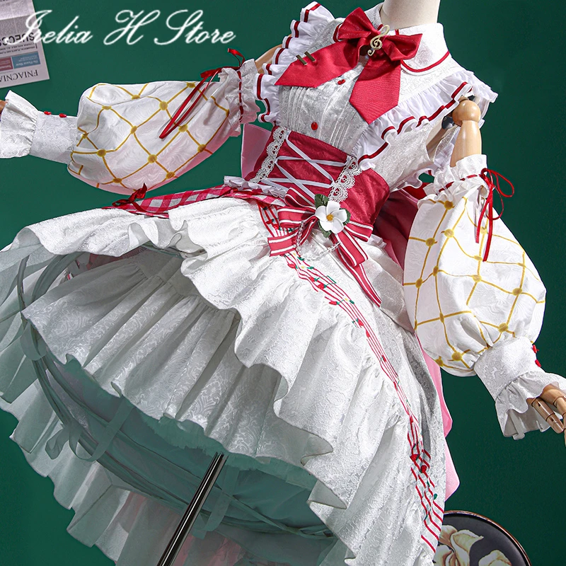 Irelia H Store mi & ku15th anniversary przebranie na karnawał mi & ku truskawkowa sukienka damska prezent na Halloween piękne sukienka lolita