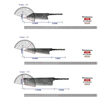 雷射大馬士革廚房刀 切肉刀 水果麵包刀 燒烤剔骨刀 切雞刀 便捷剪刀 廚房刀具 10 最佳銷售 刀坯 - №7