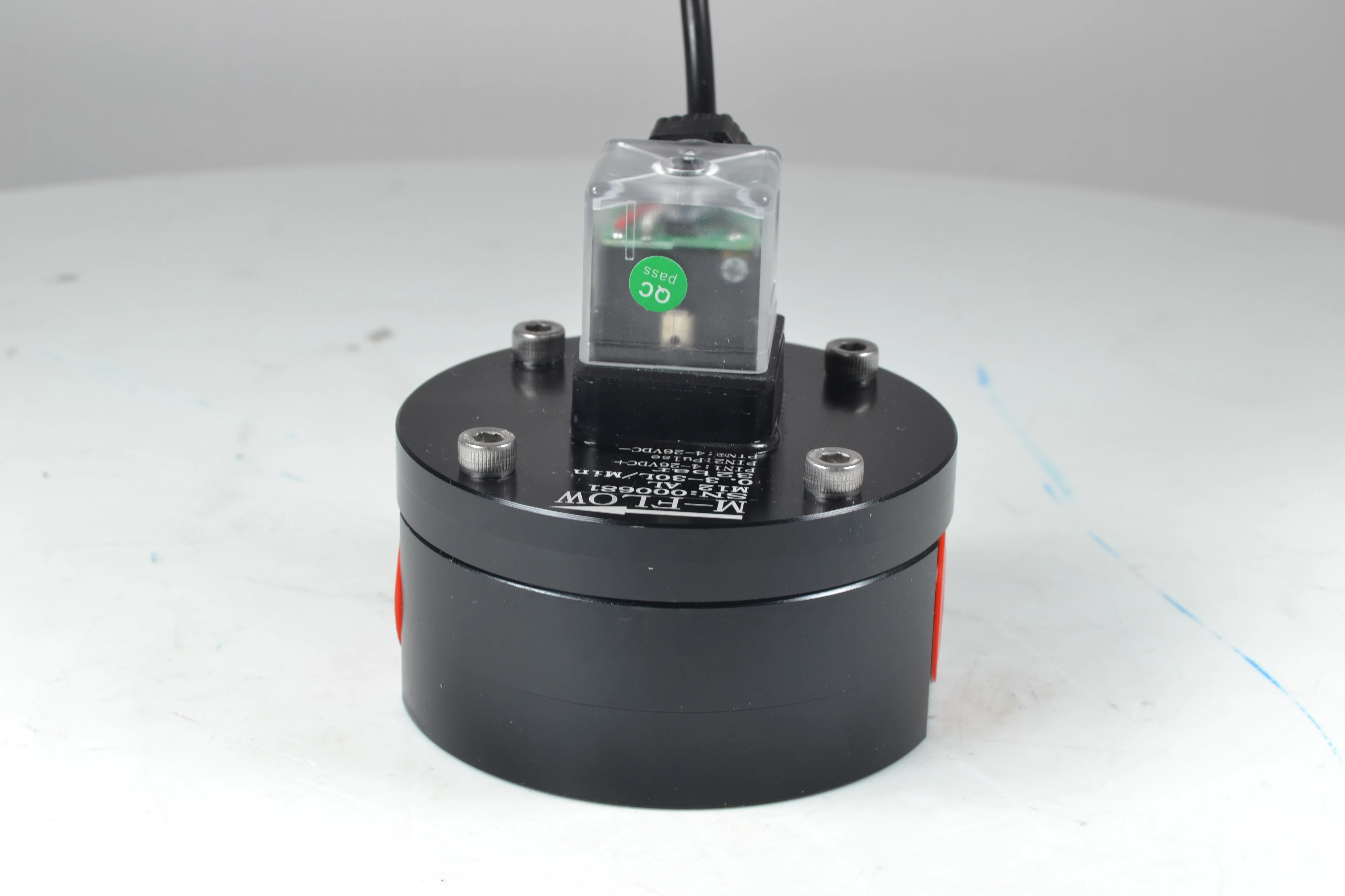 0.3~30 L/min Boat Engine Diesel Oil Consumption Inlet Pipe Return Pipe Flow Instrument Micro Oval Gear Flow Meter