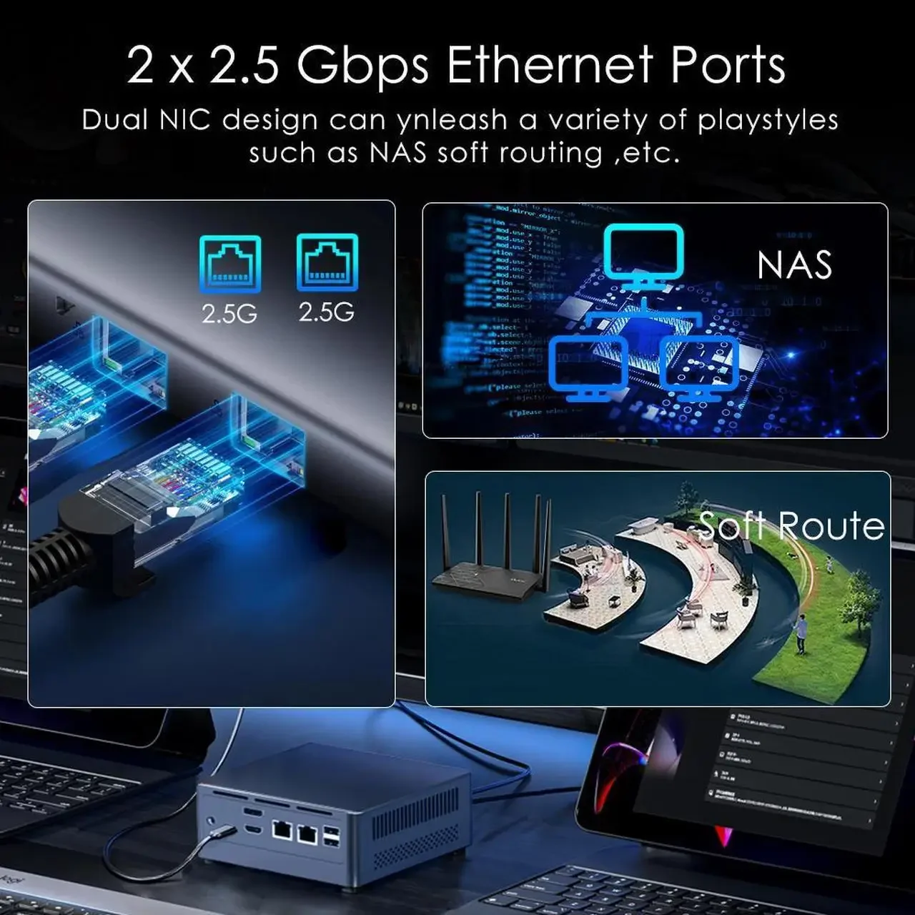 SZBOX M9N I3-N305 كمبيوتر صغير Win11 Pro DDR4 3200 جيجا هرتز 2280 NVME SSD ثنائي LAN 4K شاشة ثلاثية USB 3.2 كمبيوتر ألعاب مكتبي مكتبي