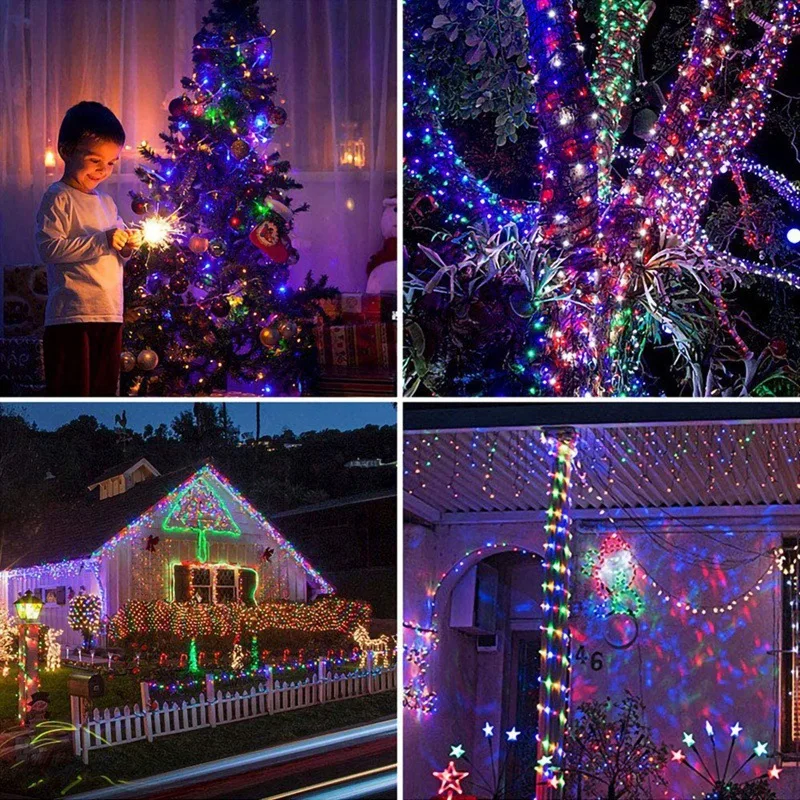 Smart LED String Lights APP Control 2-30M RGBIC Dreamcolor Fairy Light Festoon for Christmas Party Room Curtain Decor Garland