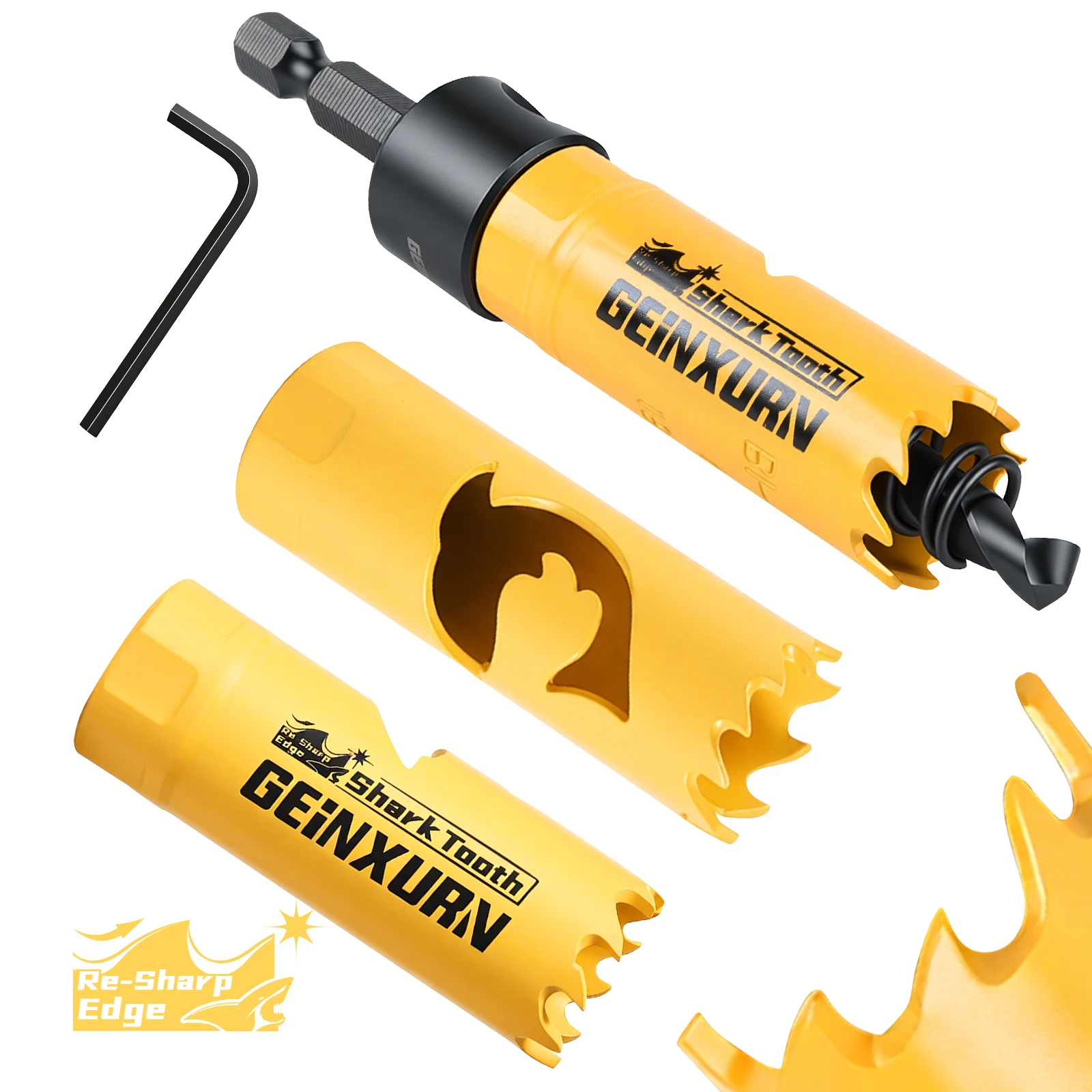 Geinxurn Hole Saw Set, 3/4