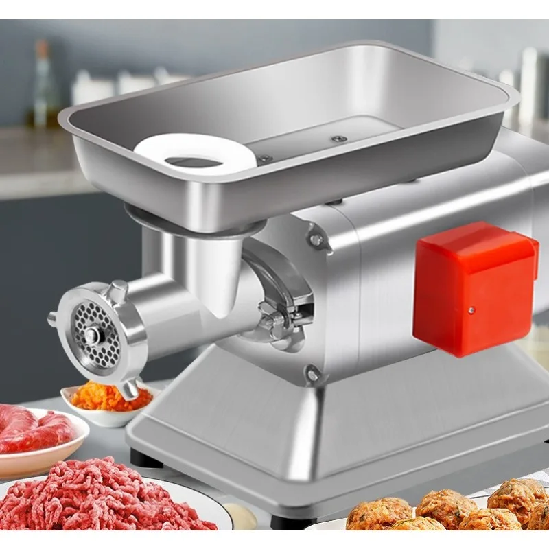 

Meat grinder high-power commercial, frozen meat grinder, multi-functional enema machine, meat shop supermarket