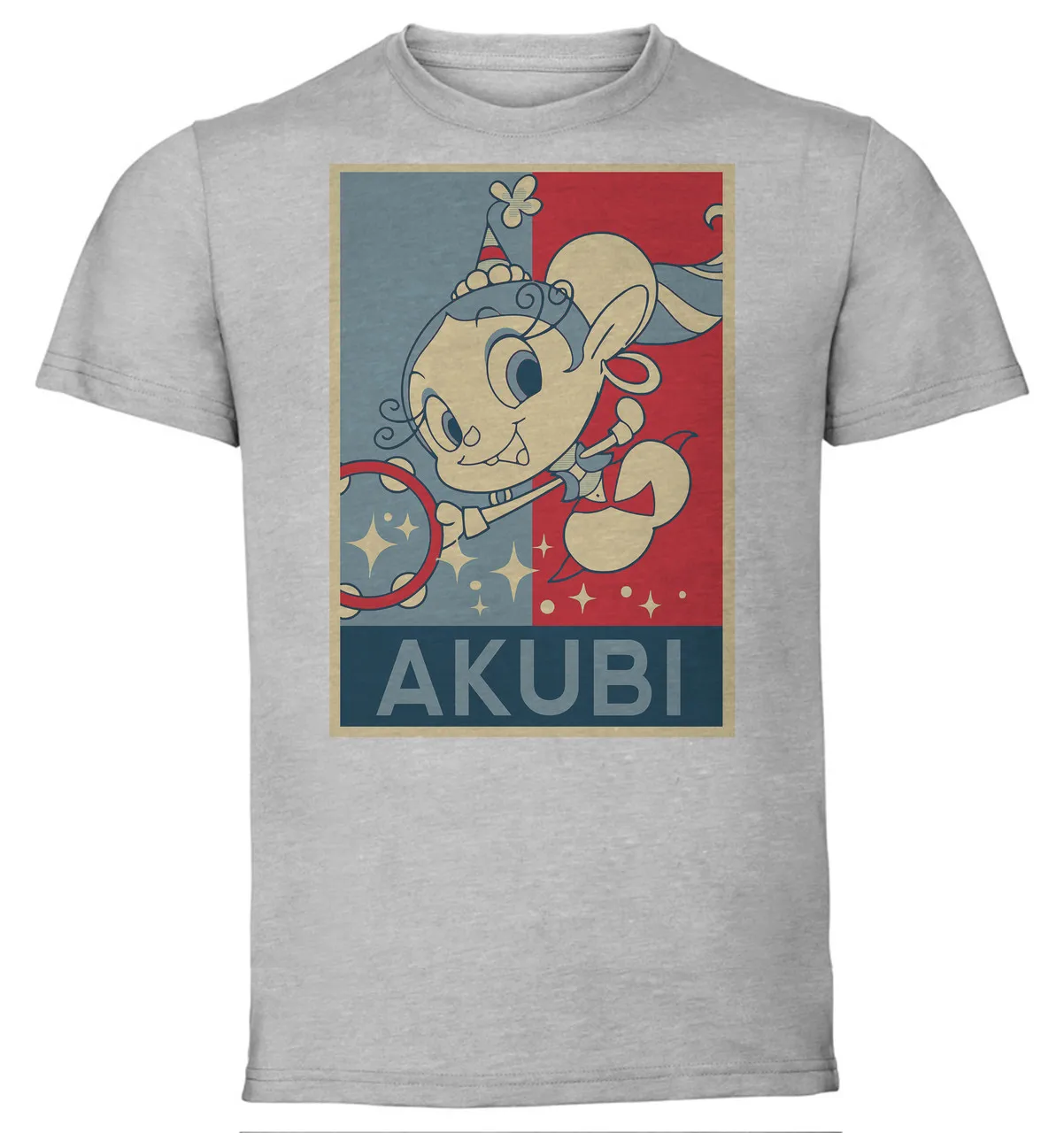 

T-Shirt Unisex Grey Propaganda Mago pancione Akubi