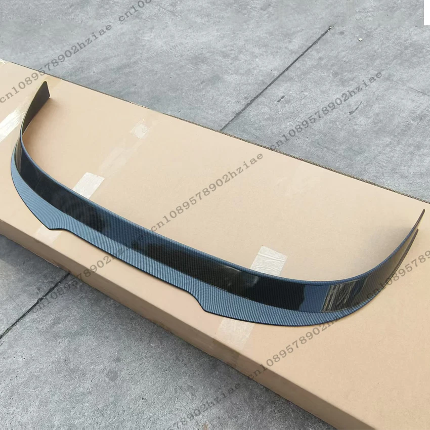 غطاء جناح سبويلر للتمديد العلوي لسيارة VW Golf MK8 MK8.5 GTI/R Clubsport 2020-2024 غطاء سبويلر للسقف الخلفي باللون الأسود اللامع