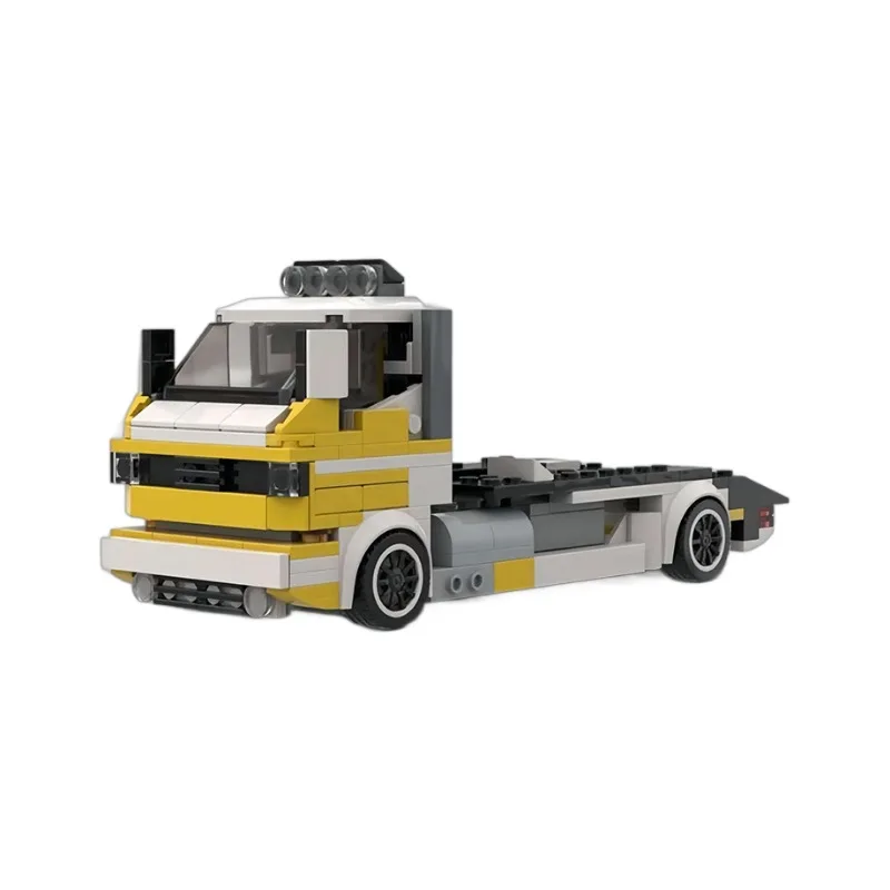 MOC Technical Pickups Audied B Type Raptor Trailer Can Tilt Model Building Blocks, DIY Set Bricks Assembly, Toy Gifts para niños