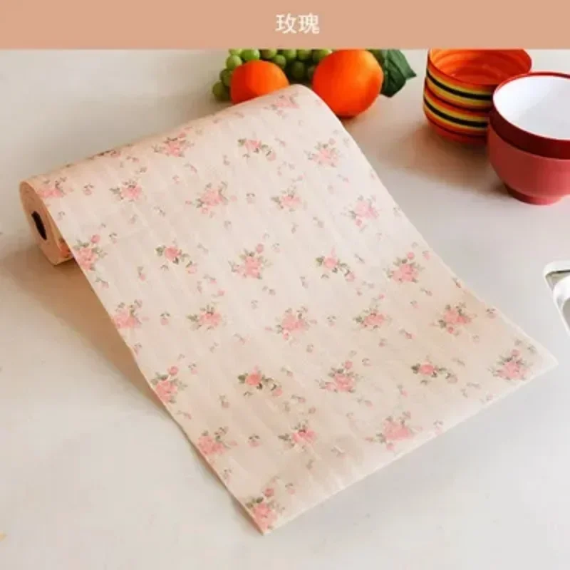 Kitchen Shelf Liners Cabinet Mat Table Drawer Mat Moisture-Proof Waterproof Dust Anti-Slip Table Pad Paper furniture for kitchen