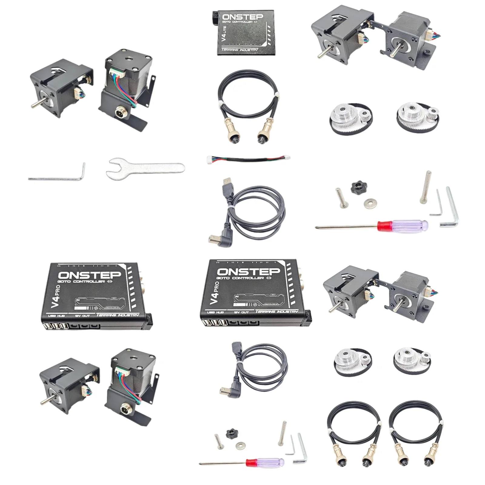 

V4 EXOS2 Onstep EXOS2 Equatorial Mount V4 GOTO Upgrade Kit Biaxial Tracking