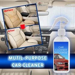 Car Interior Cleaner Foaming Fabric Clean Carpet & Upholstery Cleaner for Car Carpets, Seats & Floor Mats, 100ml