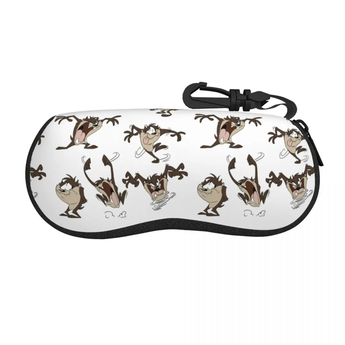 Cartoon Tasmanian Devil Comic Shell Glasses Case Protector Sunglasses Box Women Men Soft Eyeglass Bag Pouch