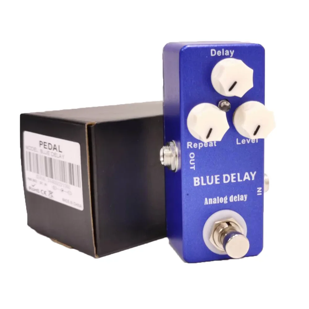 Mosky Deep Blue Delay Mini Guitar Effect Pedal True Bypass Guitar