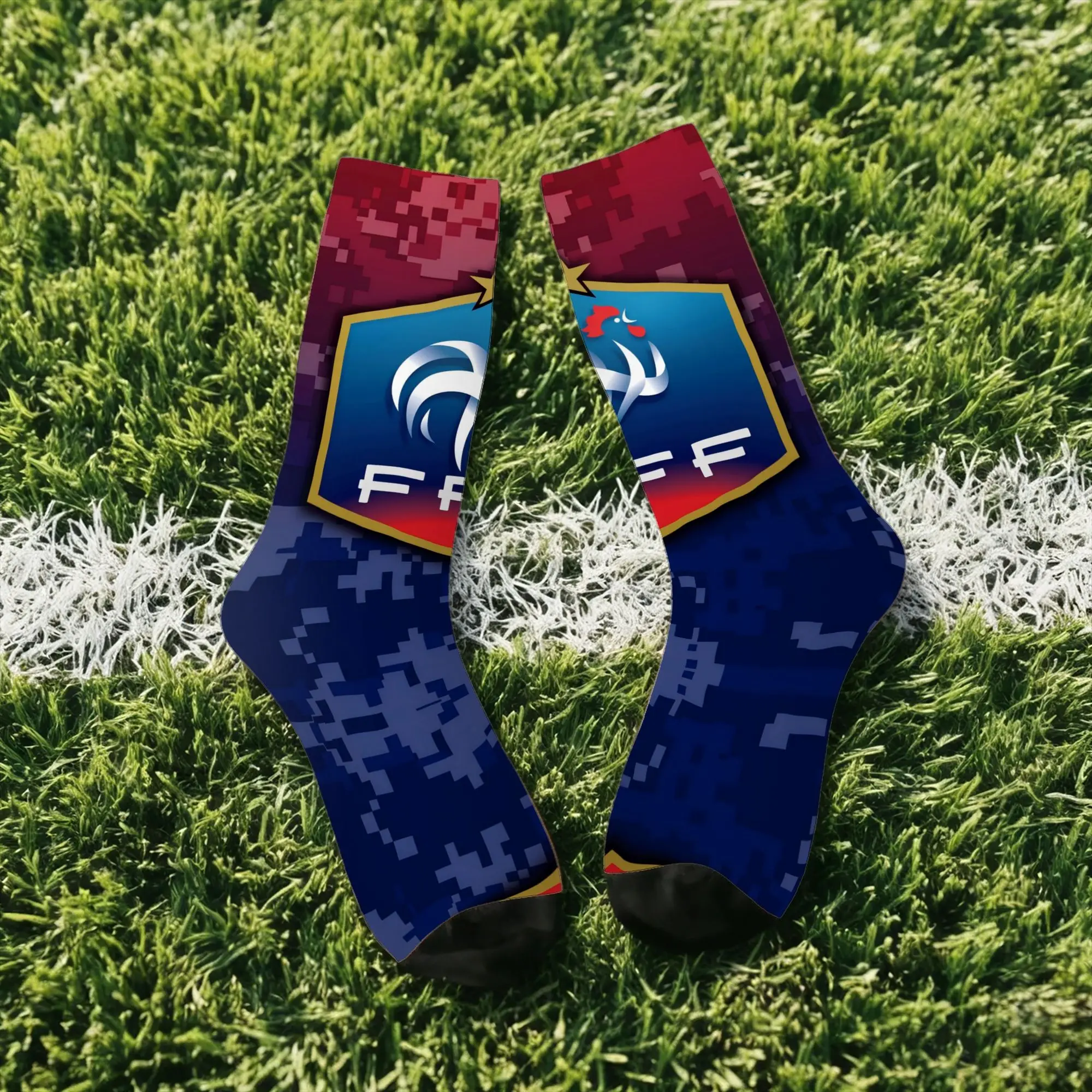 

Hip Hop Vintage France Crazy Men's compression Socks Unisex Street Style Pattern Printed Funny Sock Match Day Essentials