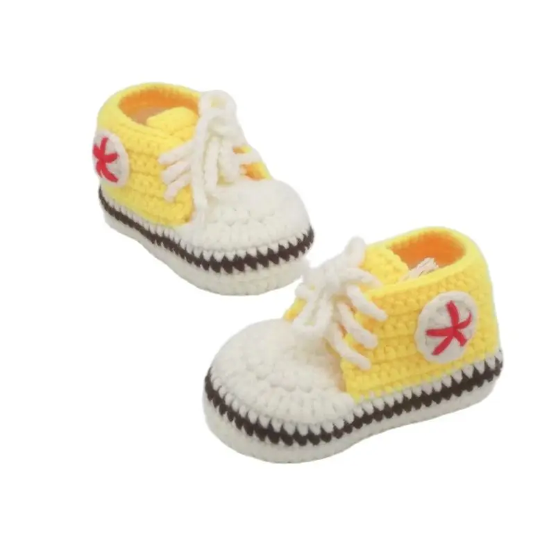 Chaussures en laine faites à la main pour bébés, cadeaux pour tout-petits 0-6M 6-12M, premiers marcheurs