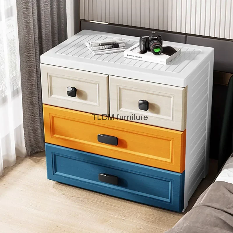 Luxury Minimalist Nightstand Modern Nordic White Bedroom Bedside Table Storage Drawer Aesthetic Mesitas De Noche Home Furniture