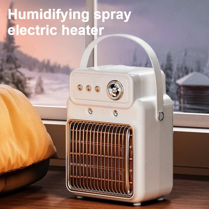 

High Power 1200W Household Heater Humidification Spray Heater Ceramic PTC Heating Intelligent Electric Heater