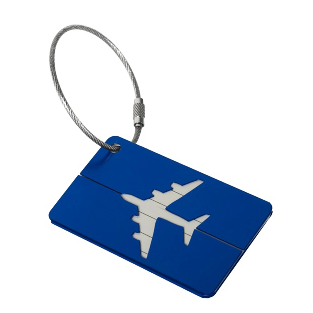 Fashion Metal Travel Luggage Tags Baggage Name Tags Suitcase Address Label Holder Aluminium Alloy Luggage Tag Travel Accessories