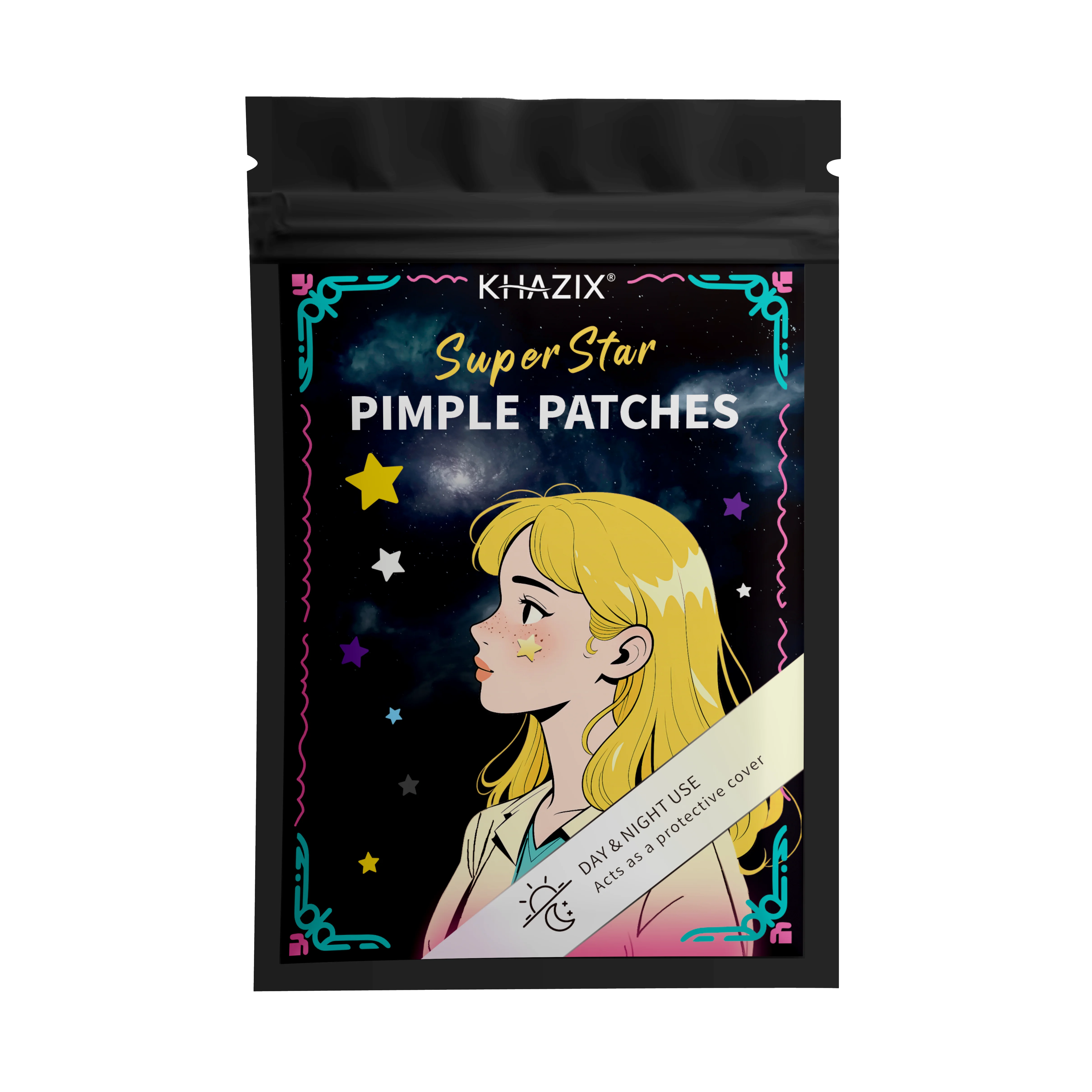 280 قطعة من رقع حب الشباب متعددة الألوان على شكل نجمة، رقع حب الشباب للوجه، رقع حب الشباب المخفية، ورقع البثور، رقيقة جدًا