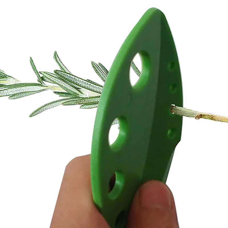 Herb Leaf and Stem Stripping Tool Multi-function Vegetable Leaf Chard Collard Greens Parsley Separator Herb Stripper