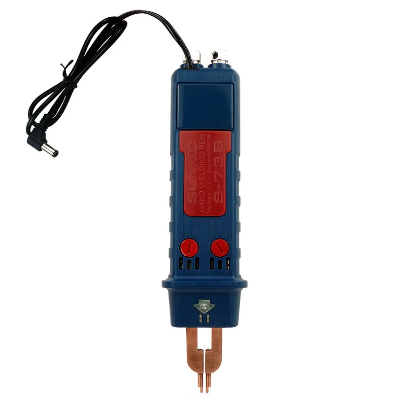 18650 Lithium Battery Spot Welding Pen S-73B Copper Lead Wire O/U Plug for Spot Welding Machine Spot Welder Battery Assembly