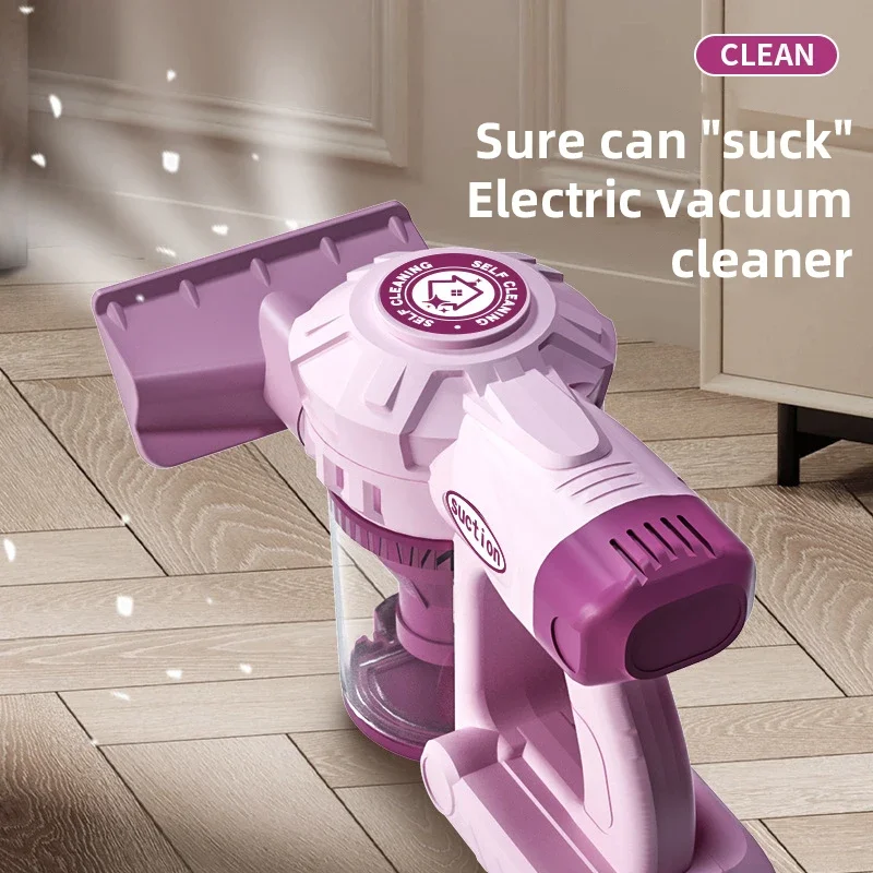 Simuler les outils d'aspirateur, ensemble de nettoyage et de nettoyage, jeu de maison pour enfants, jouets de jeu de rôle éducatifs précoces, cadeaux de noël