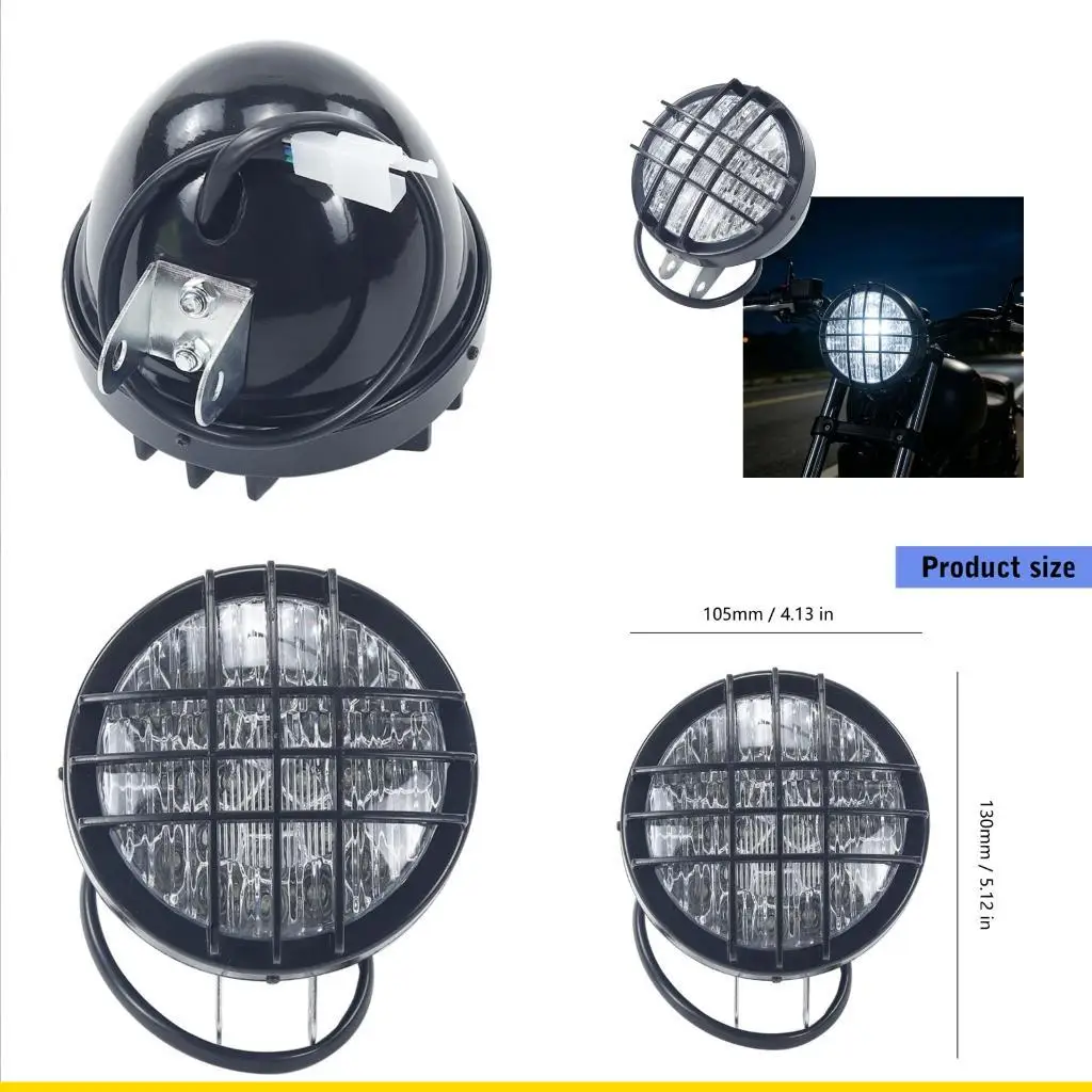 SZCH Customizable LED For Dirt Bike UTV Golf Cart Shockproof Housing Headlight Easy Mounting Solution