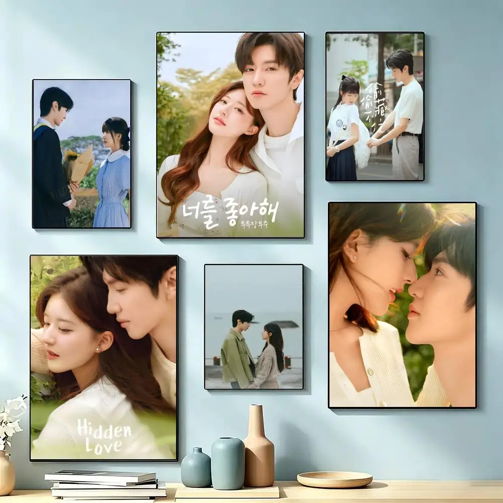 TV Series Hidden L-Love Poster Decorative Wall Art Stickers Mural For Home Living Room Hallway Decor Gift