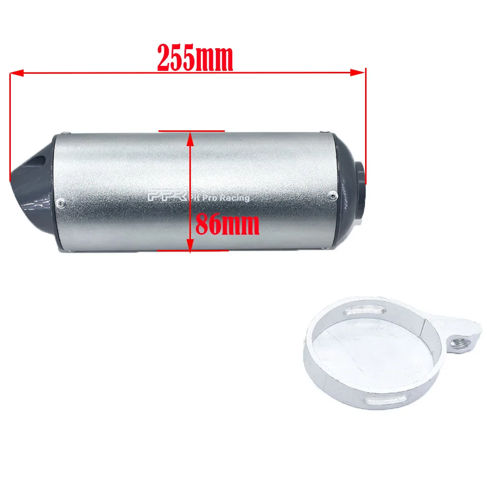 28mm 38mm connection Exhaust Muffler for dirt bike/pit bike 125cc 150cc  Kayo BSE APOLLO Xmoto spare parts