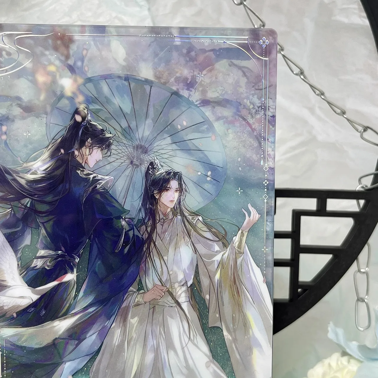 Anime The Husky and His White Cat Shizun Chu Wanning Mo Ran BL Acrylic Flowing Stand Display Cosplay Original Kids Gift