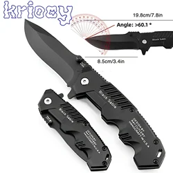 Sharp Stainless Steel Folding Knife Outdoor Camping Tactical Hunting Knife Pocket Knife Sharp and Durable S/L EDC