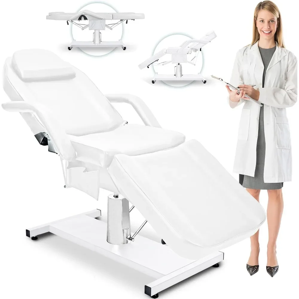 

Tattoo Chair for Client, 360 Swivel Facial Beds for Esthetician, Lash Chair Hydraulic Massage Table Aesthetic Bed