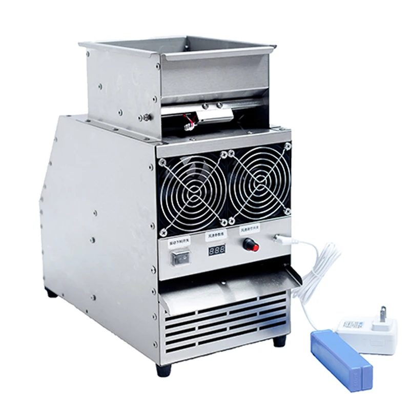 Small Grain Thrower Electric Blown Shell Separator Grain Winnower Winnowing Machine Birds Feed Wind Sheller Selection 110-240V