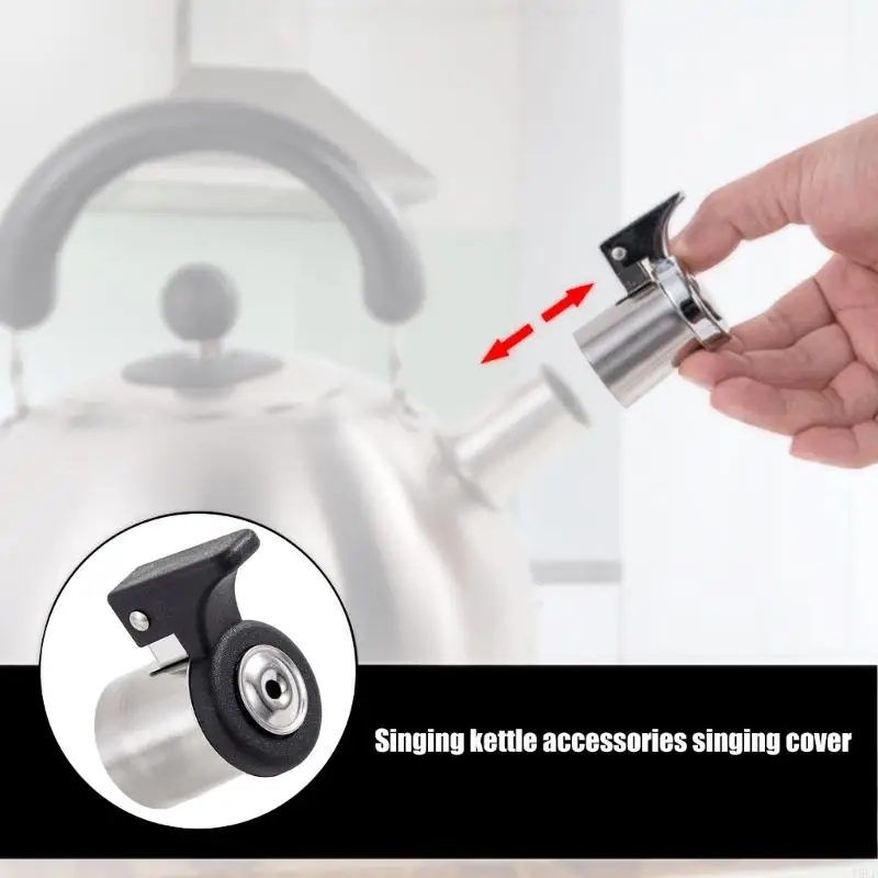 Y5LF Stainless Steel Kettle Spout Teakettle Nozzle Whistling Kettle Flute Pipe Water Replace Spout Kitchen Accessory