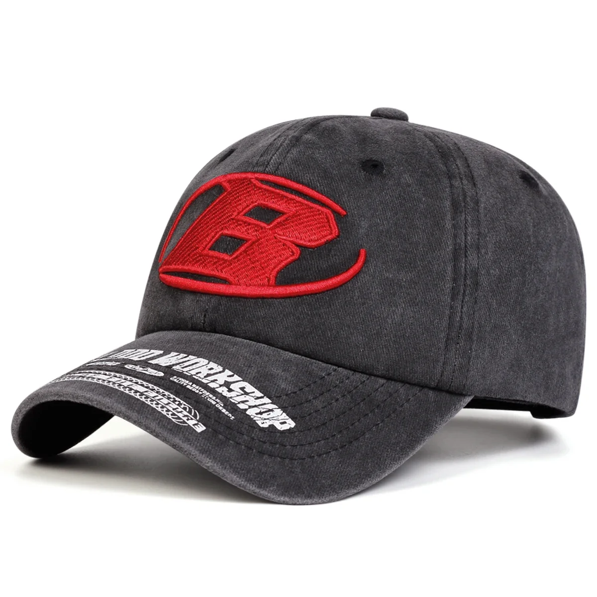 Unisex B Letter Embroidery Baseball Caps Spring Autumn Outdoor Adjustable Casual Hats Sunscreen Hat Sports Cap