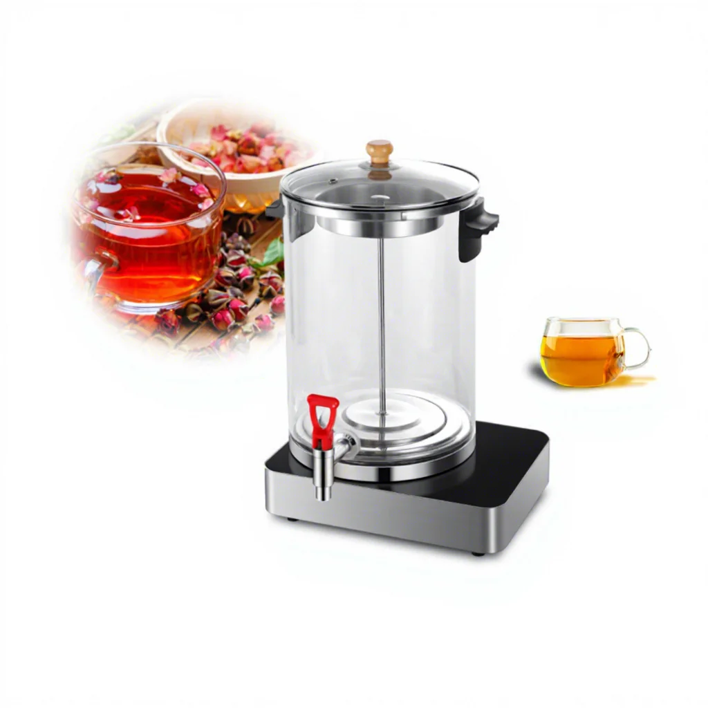 20l Electric Flower Tea Water Kettle Tea Coffee Milk Dispenser and Water Boiler Tea Extracting Filtration Machine