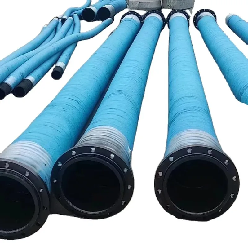 

8in Assembled SBR Rubber Hose with Textile Reinforcement Flanged Water Hose Custom Cutting Processing Service