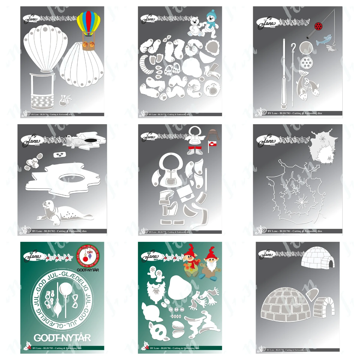 

New Arrival Gnomes Metal Cutting Dies Cut Die Mold Craft Decoration Embossing Template DIY Christmas Greeting Card Handmade