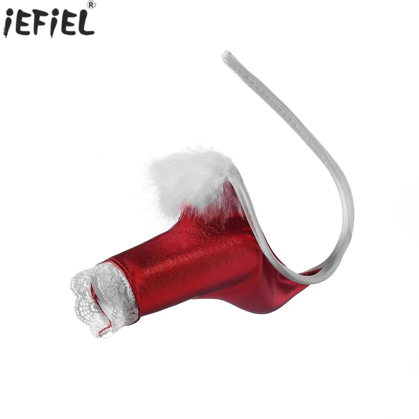 

Men's Christmas Funny C-string Micro Thong Lingerie Gays Temptation Role Play Thongs for Erotic Dating Night G-string Underpants