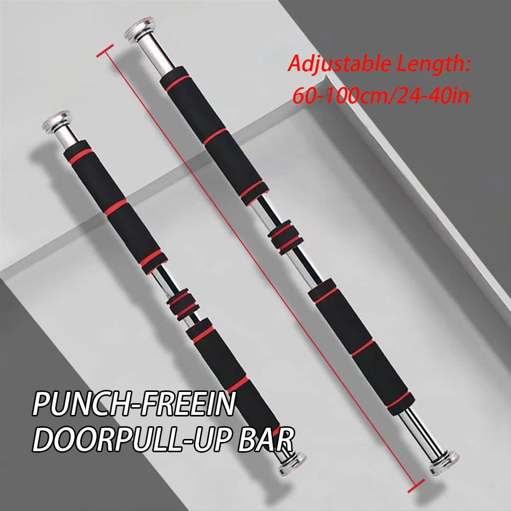 Image of Home Fitness Pull-up con barra singola e parallela, attrezzature speciali per il fitness e lo sport, regolabile da 60 cm a 100 cm, adatto per bodybuilding da uomo per esercitare la forza del torace e cod004