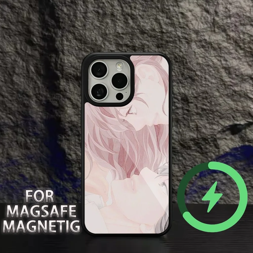 Ao Haru Ride Love Printed  Phone Case For iPhone 11 12 13 14 15 Plus Pro Max Charging  Magsafe Magnetic Wireless Cover