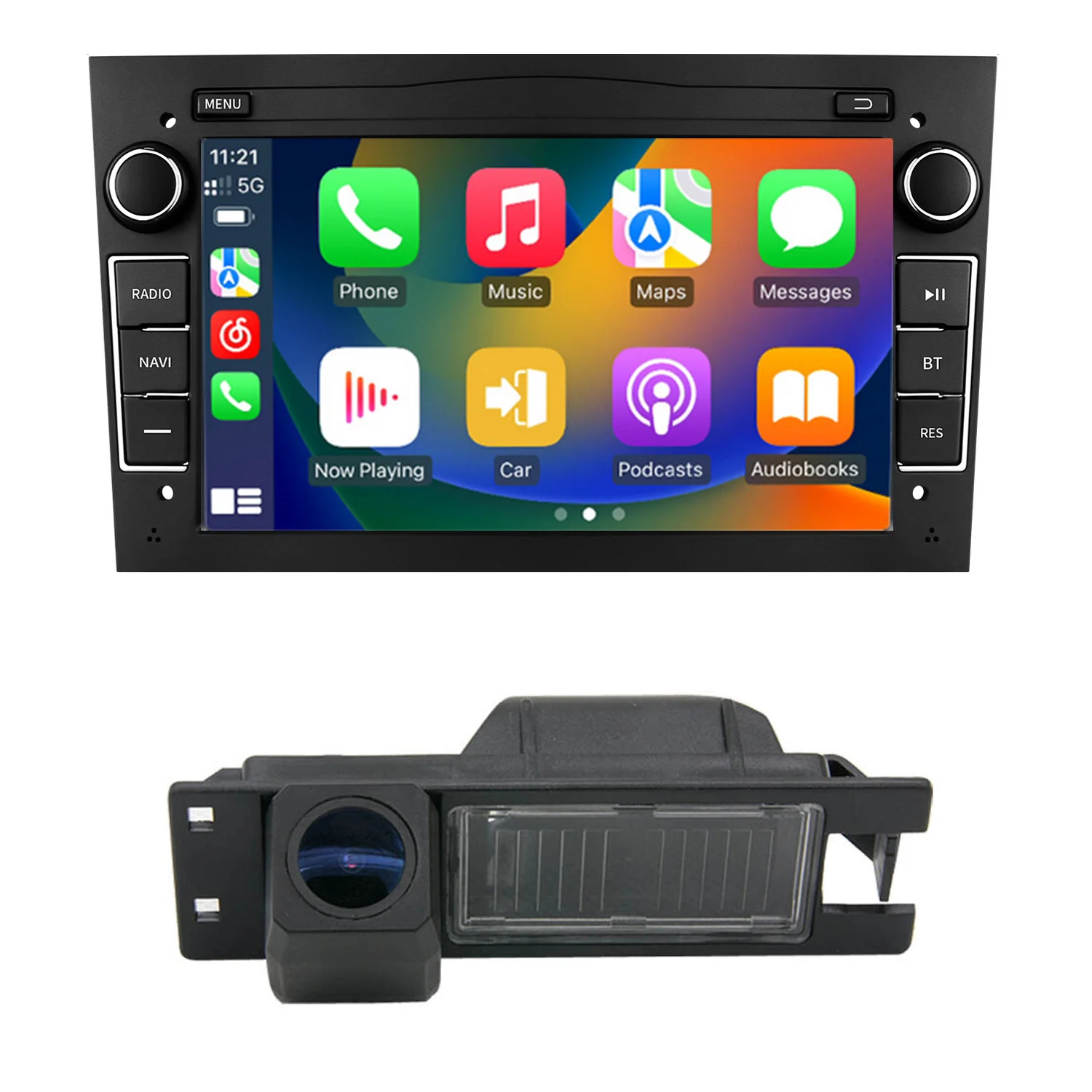 Android 7”car radio with Bluetooth Carpaly GPS Navigation+ HD reverse camera for Opel Tigra /Combo Tour/Meriva/Vivaro A/Signum