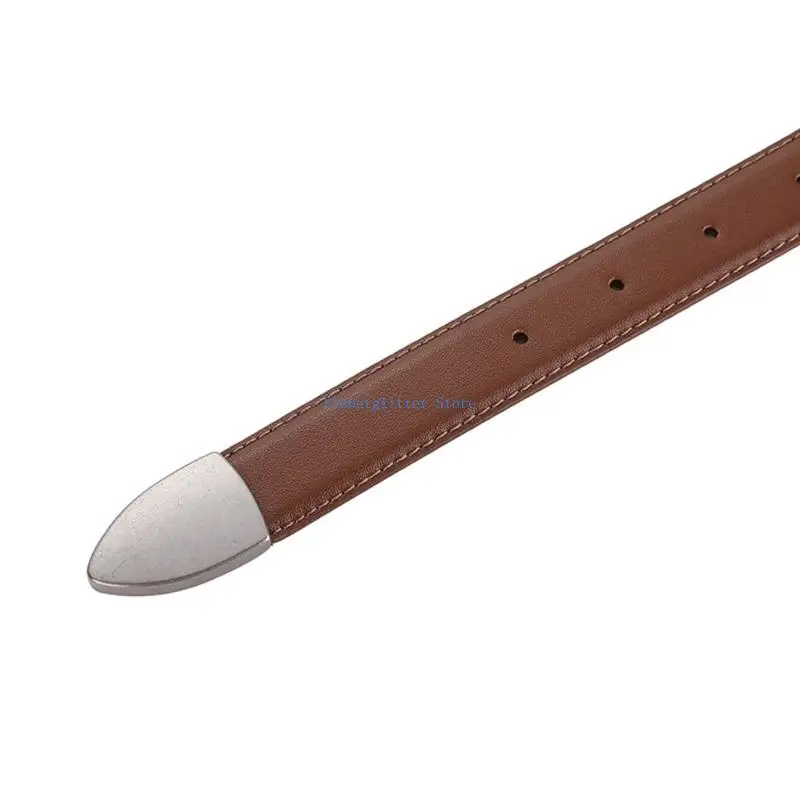 652B Fashionable Women Leather Belt With Antique Finish Metal Buckles Genuine Western Design Multiple Colors Holiday Gift