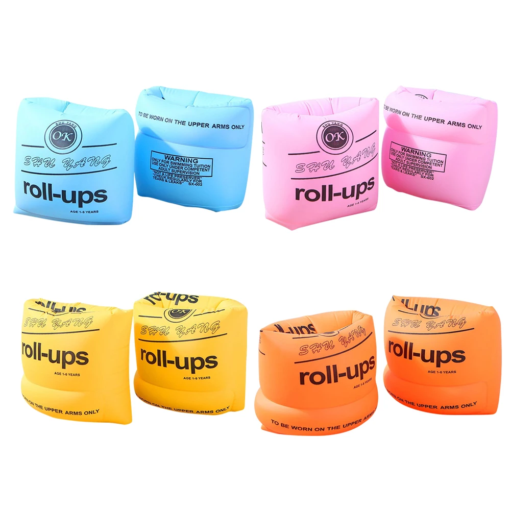 Anneaux de bras flottants gonflables pour enfants et adultes, manchons circulaires, bouée de piscine, brassards