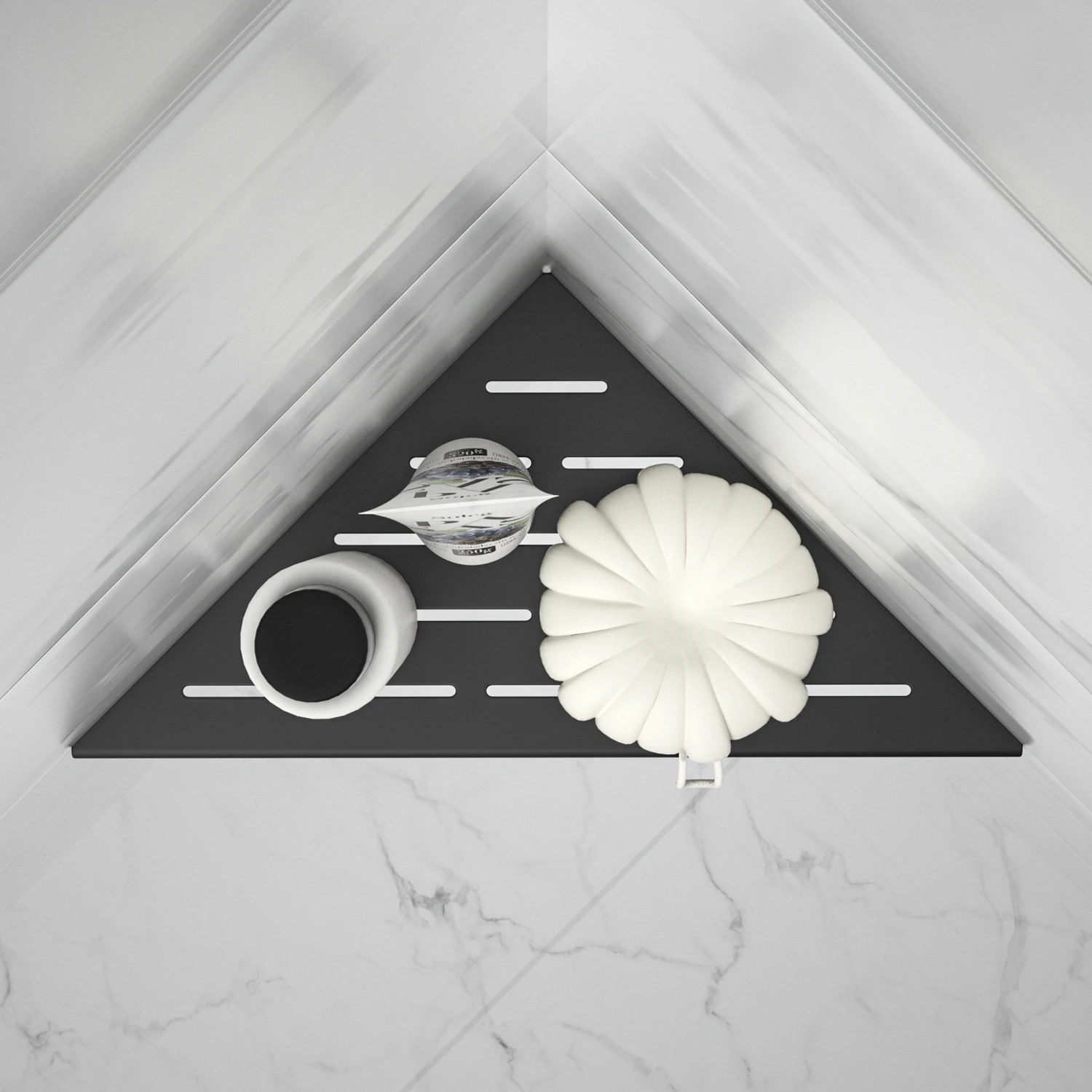 

Modern Design Corner Shelf for Bathroom Shower Wholesale New Innovations Tile Insert Mode without Drilling