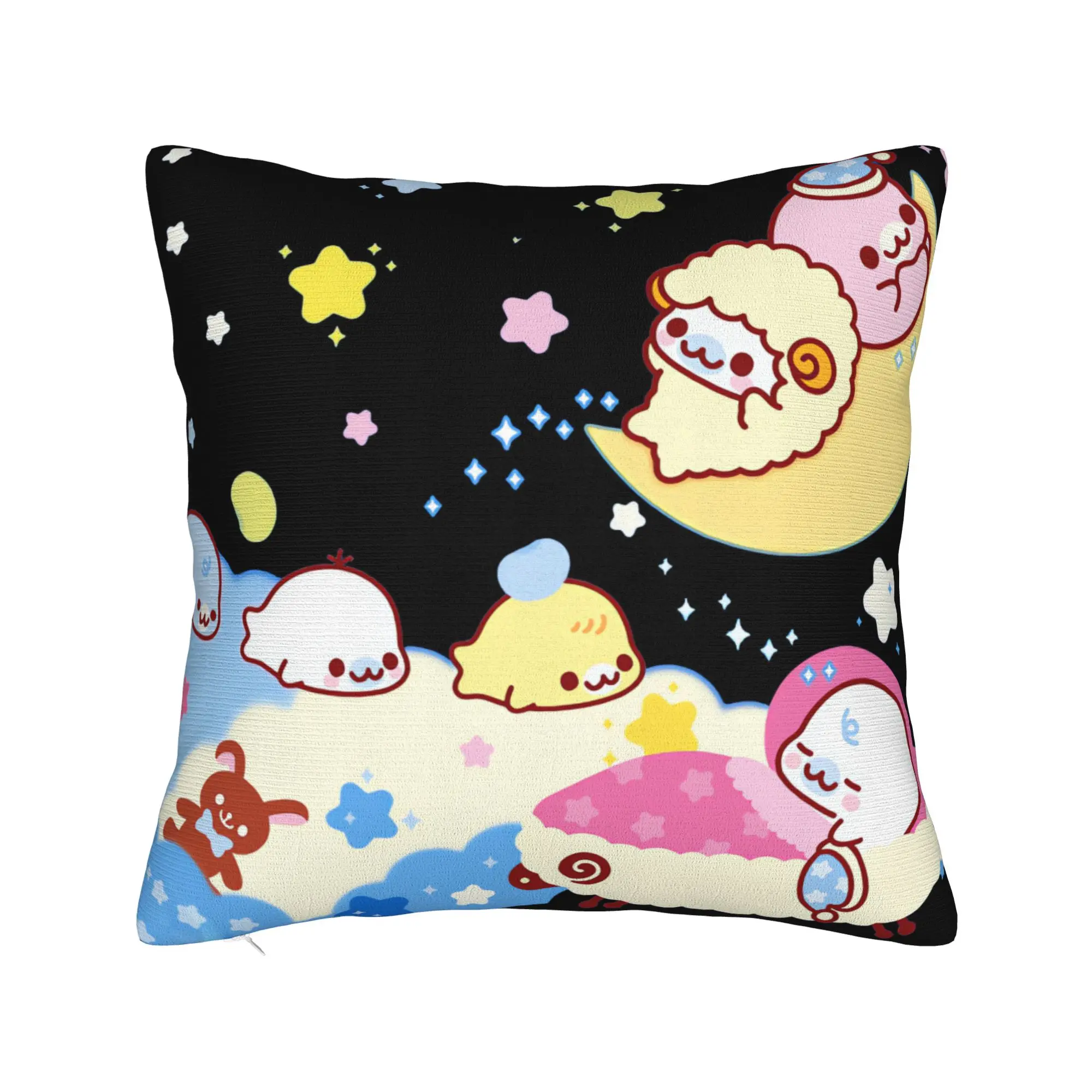 CUTE M-Mamegoma Seal Anime Pillow Case  Funny Pillow Cover Custom Pillowcases For Office Car Home Decor