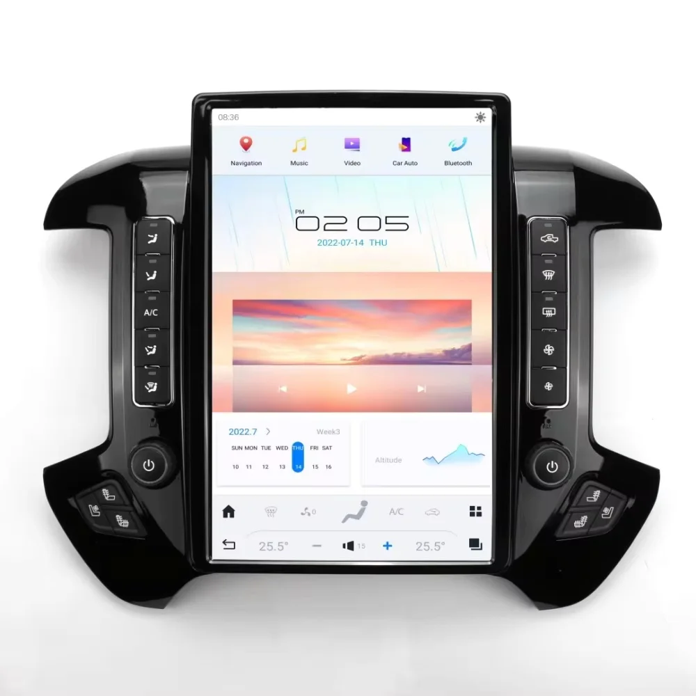 

15.6” Android 13 For Chevrolet Silverado GMC SIERRA 2014-2020 Car Radio GPS Navigation Player Head Unit Audio Stereo Multimedia