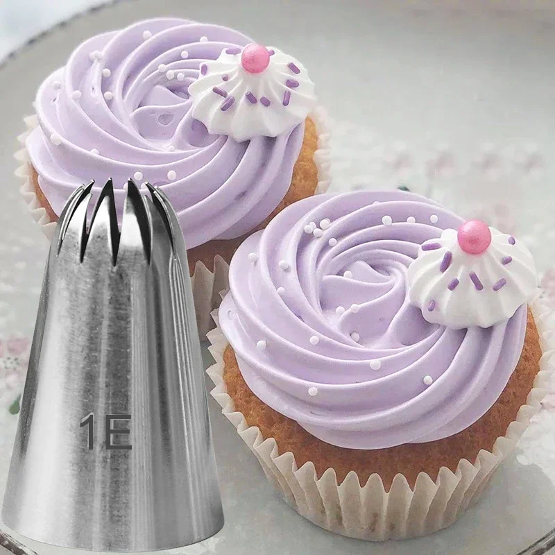 #9FT Large Cake Cream Decoration Tips Cupcake Piping Icing Nozzles Russian Pastry Nozzles for Confectionery Bakery Accessories